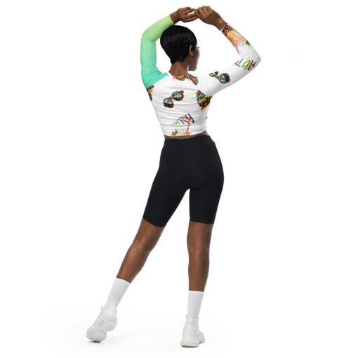 Artsty Recycled long-sleeve crop top - Image 3