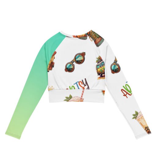 Artsty Recycled long-sleeve crop top - Image 6